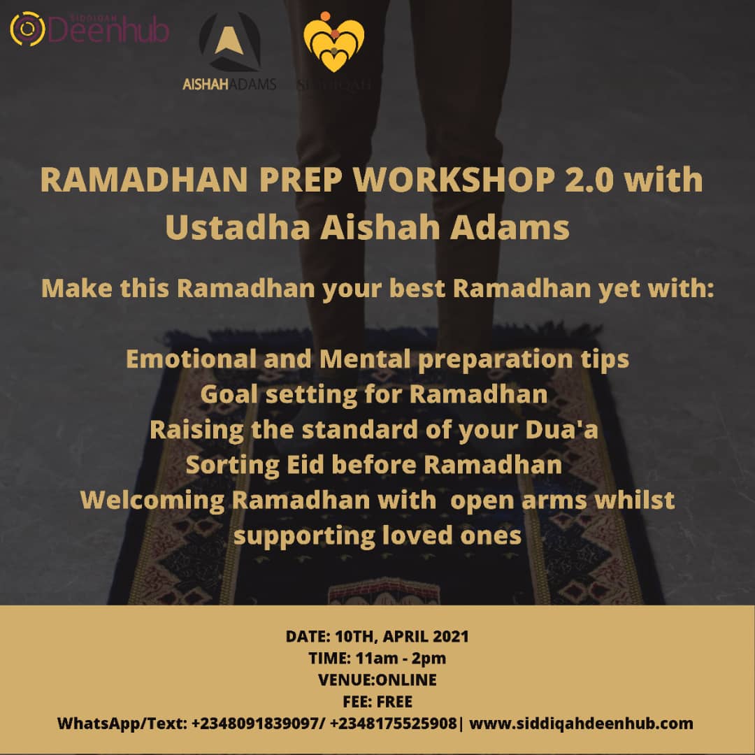 Ramadhan Prep Workshop 2.0